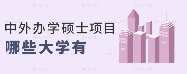中外辦學碩士項目哪些大學有 中外辦學碩士項目哪些大學有